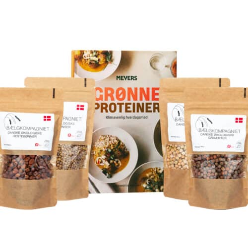 Meyers Grønne Proteiner med danske økologiske bælgfrugter fra bælgkompagniet