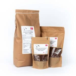 Danske økologisk røde linser